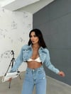 ALEYA DENİM CROP CEKET