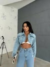 ALEYA DENİM CROP CEKET