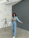 ALEYA DENİM CROP CEKET