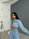ALEYA DENİM CROP CEKET