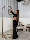 AVA SIRT DEKOLTELİ ELBİSE