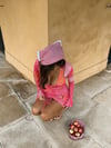 ETNİK DESEN BÜZGÜLÜ MİNİ ELBİSE