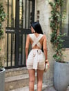 FAUNA BOYUNDAN BAĞLAMALI ELBİSE