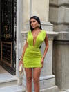 FAUNA BOYUNDAN BAĞLAMALI ELBİSE
