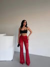 LACE KABARTMALI İSPANYOL PAÇA PANTOLON