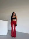 LACE KABARTMALI İSPANYOL PAÇA PANTOLON