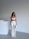 LACE KABARTMALI İSPANYOL PAÇA PANTOLON