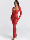LUCİENNE BOLERO & STRAPLEZ ELBİSE