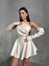 MORİNA ŞORTLU DERİ TULUM ELBİSE