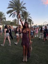 PEİTHO ŞİFON UZUN ELBİSE