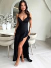 VESPER SATEN UZUN ELBİSE