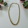  Çelik Gold Renk 5mm Burgu Zincir Kolye Uzunluk 45cm