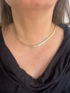  Çelik Gold Renk 5mm Burgu Zincir Kolye Uzunluk 45cm