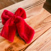  Kırmızı Renk Peluş Klipsli Saç Tokası
