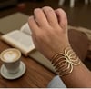 14K Altın Kaplama Kelepçe Model Bileklik