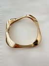14K Altın Kaplama Plaka Model Geometrik Bileklik