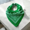 3'lü Etnik Desenli Lacivert, Yeşil Ve Kırmızı Renk %100 Koton  Bandana