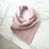 Açık Pembe Renk Etnik Desenli %100 Koton Bandana