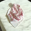 Atatürk Imzalı Kırmızı ve Beyaz 2'li Renk Unisex Cotton Bandana Fular 23 Nisan Bandana