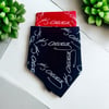 Atatürk Imzalı Kırmızı ve Siyah 2'li Renk Unisex Cotton Bandana Fular 23 Nisan Bandana