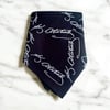 Atatürk Imzalı  Siyah  Renk Unisex Cotton Bandana 