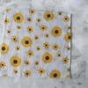 Beyaz Renk Güneş desenli %100 Koton Bandana