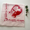 Beyazı Renk %100 Koton Atatürk Portreli ve imzalı 55X55 Bandana, 29 Ekim, 23 Nisan