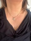 Çelik Gold Renk Zincir K Harf Ucu Arı Model 45 Cm Kolye 