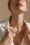 Gold Renk Çelik Ay Yıldız Temalı 23 Nisan, 19 Mayıs Kolyesi 