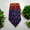 Hardal, Kırmızı ve Mor Renk Küçük çiçekli %100 Koton Bandana