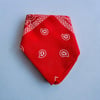 Kadın Kırmızı Renk Etnik Desenli %100 Koton Bandana, Saç Bandı