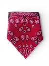 Kırmızı Renk  desenli%100 koton Bandana