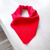 Kırmızı Renk Düz Çok Amaçlı Bandana %100 Cotton