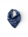 Lacivert Renk  desenli%100 koton Bandana