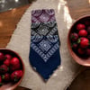 Lacivert, Yeşil ve Bordo Renk içi Desenli 3'lü %100 Koton Bandana
