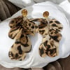 Leopar Desenli Uzun Küpe Boy 10 Cm