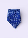 Mavi Renk  desenli%100 koton Bandana