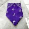 Mor Renk Etnik Desenli %100 Koton Bandana