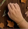 Özel Seri Gold Topçuk Model Bileklik