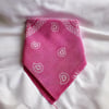 Pembe Renk Etnik Desenli %100 Koton Bandana