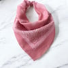 Pudra Renk Etnik Desenli %100 Koton Bandana