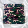 Unisex Asker desenli %100 Koton Bandana