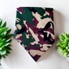 Unisex Asker desenli %100 Koton Bandana