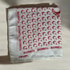 Unisex Beyaz Renk İçerisinde Ay Yıldızlı %100 Koton  29 Ekim Bandana