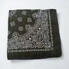Yeşil Renk  desenli %100 Koton Bandana