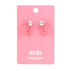 Earrings PINK STARS  sugargem