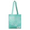 Fabric bag DM size 40x35 cm, turquoise  Fun