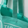 Fabric bag DM size 40x35 cm, turquoise  Fun