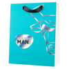 Gift bag DOLCE MILK 21, 32*26*10 cm turquoise