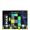 Set 261 MAN (robe + towel) with bull box